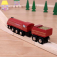 Bigjigs Rail replika lokomotivy Duchess of Hamilton + 3 koleje