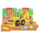 Bigjigs Toys Dřevěné puzzle bagr 9 dílků