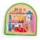 Bigjigs Toys Dřevěné vícevrstvé puzzle  Dům