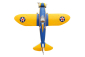 RC letadlo Boeing P-26A 