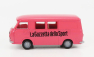 Brekina plast Fiat 238 Half Van La Gazzetta Dello Sport 1969 1:87 Pink