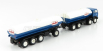 Brekina plast Fiat 690 Millepiedi Tanker Truck Olio Fiat 1960 1:87 Modrá Černá Bílá