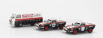 Brekina plast Lancia Set Fiat 238 Van Assistance + 2x Stratos Hf Pirelli (night Version) N 4 N 0 Rally 1978 1:87 Černá Červená Bílá