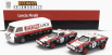 Brekina plast Lancia Set Fiat 238 Van Assistance + 2x Stratos Hf Pirelli (night Version) N 4 N 0 Rally 1978 1:87 Černá Červená Bílá