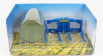 Britains Accessories Fleming Double Bale Lifter - Balla Di Fieno 1:32 Blue