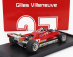 Brumm Ferrari F1  126c2 N 27 Brazilian Gp 1982 Gilles Villeneuve - With Driver Figure 1:43 Red