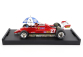 Brumm Ferrari F1  126c2 N 27 Brazilian Gp 1982 Gilles Villeneuve - With Driver Figure And Umbrella 1:43 Red