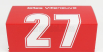 Brumm Ferrari F1 126ck Turbo N 27 1:43, červená