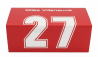 Brumm Ferrari F1  126ck Turbo N 27 Italy Gp 1981 Gilles Villeneuve - With Driver Figure 1:43 Red