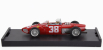 Brumm Ferrari F1  156 N 38 World Champion 3rd Monaco Gp 1961 Phil Hill - With Driver Figure 1:43 Red