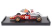 Brumm Ferrari F1  312 N 26 Winner France Gp 1968 Jacky Ickx - With Pilot Figure And Umbrella 1:43 Červená Bílá