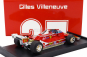 Brumm Ferrari F1  312t4 N 12 2nd Gp French Gp 1979 Gilles Villeneuve 1:43 Red