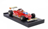 Brumm Ferrari F1  312t4 N 12 2nd Gp French Gp 1979 Gilles Villeneuve - With Driver Figure 1:43 Red