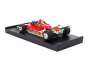 Brumm Ferrari F1  312t4 N 12 2nd Gp French Gp 1979 Gilles Villeneuve - With Driver Figure 1:43 Red