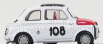 Brumm Fiat 500 595 Abarth N 108 1:43, bílá