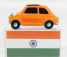 Brumm Fiat 500 Brums India - Namaste' ! 1:43 Žlutá
