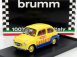 Brumm Fiat 600 Brodo Lombardi 1960 1:43 Žlutá Modrá