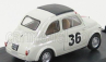 Brumm Fiat Nuova 500 N 36 Preparata Gigetto Giraldi Premio Campagnano  Vallelunga 1965 Ignazio Giunti 1:43 Světle Šedá