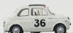 Brumm Fiat Nuova 500 N 36 Preparata Gigetto Giraldi Premio Campagnano  Vallelunga 1965 Ignazio Giunti 1:43 Světle Šedá