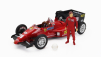 Brumm Iveco fiat Fiat Iveco 190 Truck Car Transporter Monaco Gp 1984 With 2x F1 Ferrari 126ck Turbo N 27 Michele Alboreto - N 28 Rene Arnoux + Figures And Accessories 1:43 Red