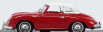 Brumm Porsche 356 Hard Top 1952 1:43 Červená Bílá