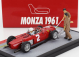 Brumm prom Ferrari F1  Diorama 156 N 2 World Champion Winner Italy Monza Gp With Figures 1961 Phil Hill 1:43 Red
