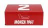 Brumm prom Ferrari F1  Diorama 156 N 2 World Champion Winner Italy Monza Gp With Figures 1961 Phil Hill 1:43 Red