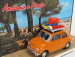 Brumm prom Fiat 500l 1968 - Tutti Al Mare - L'incantevole Pineta 1:43, žlutá