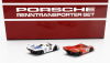 Brumm prom Mercedes benz Set 3x O317 Truck Car Renntransporter 1968 + Porsche 917k 4.9l Team Martini Racing N 22 Winner 24h Le Mans 1971 Helmut Marko - Gijs Van Lennep + Team Salzburg N 23 Winner 24h Le Mans 1970 Hans Herrmann - Richard Attwood + Figures And Accessories 1:43 Červená Šedá Bílá