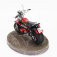 Clc-models Motozodiaco Tuareg 1972 With Bud Spencer Action Figure - From Movie - Altrimenti Ci Arrabbiamo - Tv Series -  - Motorcycle 1:12 Red