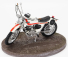 Clc-models Ossa 250 Ae73 Enduro 1973 With Terence Hill Small Action Figure - From Movie - Altrimenti Ci Arrabbiamo - Tv Series - Motorcycle 1:12 Bílá
