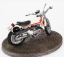 Clc-models Ossa 250 Ae73 Enduro 1973 With Terence Hill Small Action Figure - From Movie - Altrimenti Ci Arrabbiamo - Tv Series - Motorcycle 1:12 Bílá