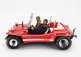 Clc-models Puma Dune Buggy 1972 - With Bud Spencer And Terence Hill Action Figures - Tv Series - Altrimenti Ci Arrabbiamo 1:12 Červená Žlutá