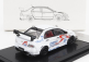 Cm-models Mitsubishi Lancer Evo Ix N 0 Racing 2003 1:64 Bílá