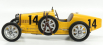 Cmc Bugatti T35 N 14 Nation Coulor Project Belgium 1924 1:18 Žlutá