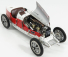 Cmc Bugatti T35 N 16 Nation Colour Project Monaco 1924 1:18 Červená Bílá