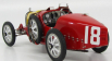 Cmc Bugatti T35 N 18 National Colour Project Spain 1924 1:18 Červená Žlutá