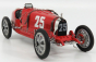 Cmc Bugatti T35 N 25 Nation Coulor Project Portugal 1924 1:18 Red