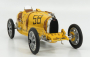 Cmc Bugatti T35 N 58 With Driver Figure 1924 1:18 Žlutá