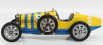 Cmc Bugatti T35 Suede N 5 Nation Coulor Project Sweden 1924 1:18 Žlutá Modrá