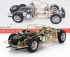 Cmc Ferrari 250lm Car Body + Rolling Chassis 1963 - Con Vetrina - With Showcase 1:18 Red