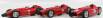 Cmc Ferrari Set 3x F1 D50 1:18, červená