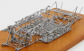 Cmc Maserati Telaio - Tipo 61 Birdcage Chassis 1960 1:18 Silver