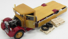 Cmc Mercedes benz Lo2750 Lkw Platform Truck Cassonato 1933 1:18 Žlutá Červená