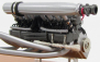 Cmc Mercedes benz Motore - Engine Mercedes 300sl 1955 - With Showcase - Con Vetrina 1:18 Silver
