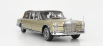 Cmc Mercedes benz S-class 600 Pullman (w100) Landaulet Soft-top Semiconvertible 1972 1:18 Gold Met