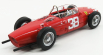 Cmr Ferrari F1  Dino 156 Sharknose N 38 World Champion 3rd Monaco Gp 1961 Phil Hill 1:18 Red