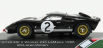 Cmr Ford usa Gt40 Mkii 7.0l V8 Team Shelby American Inc. N 2 Winner 24h Le Mans 1966 B.mclaren - C.amon 1:43 Černá Stříbrná