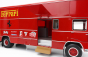 Cmr Om fiat 150 Rolfo Truck Car Transporter 2-assi 1966 - For F1 312b 1970 And Ferrari P3 Spider 1966 1:18 Red