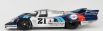 Cmr Porsche 917lh 4.9l Team Martini Racing N 21 24h Le Mans 1971 Vic Elford - Gerard Larrousse 1:12 Stříbrná Modrá